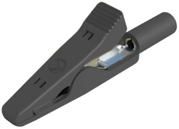 Hirschmann Test & Measurement MA 1 S  sw Krokodilklemme Steckanschluss 2 mm Ohne Messkategorie Schwarz