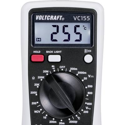 VOLTCRAFT VC155 Hand-Multimeter digital CAT III 600 V Anzeige (Counts): 2000-4
