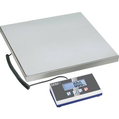 'Plattformwaage mit Digitalanzeige; zeigt 0,00 kg. Ideal zum präzisen Wiegen schwerer Lasten in Labors oder Industrieumgebungen.'