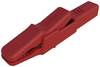 Hirschmann Test & Measurement AK 2 B rt Sicherheits-Abgreifklemme Steckanschluss 4 mm CAT II 300 V Rot