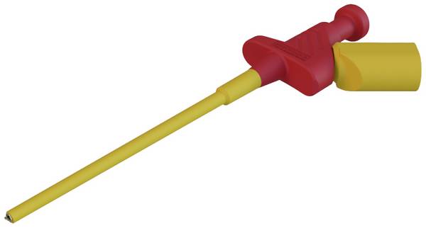 Hirschmann Test & Measurement KLEPS 250  rt Sicherheits-Abgreifklemme Steckanschluss 4 mm CAT II 300 V Rot