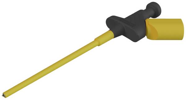 Hirschmann Test & Measurement KLEPS 250  sw Sicherheits-Abgreifklemme Steckanschluss 4 mm CAT II 300 V Schwarz