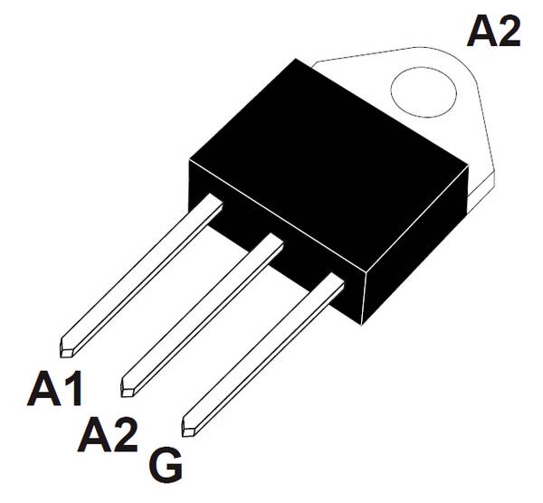 STMicroelectronics BTA26-600B Thyristor (SCR) - TRIAC TOP-3 25 A 600 V