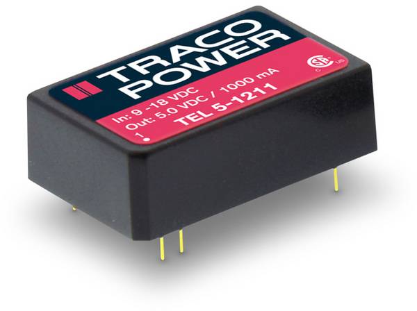 TracoPower TEL 5-1211 DC/DC-Wandler, Print 12 V/DC 5 V/DC 1 A 6 W Anzahl Ausgänge: 1 x Inhalt 1 St.