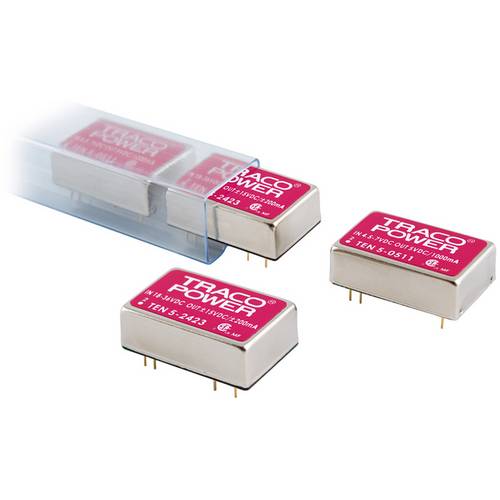 Thumbnail - TracoPower TEN 5-0523 DC/DC-Wandler, Print 5 V/DC 15 V/DC, -15 V/DC 200 mA 6 W Anzahl Ausgänge: 2 x Inhalt 1 St.