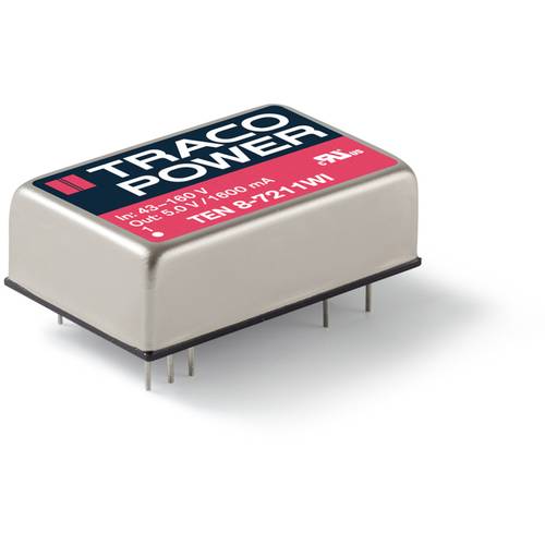 TracoPower TEN 8-4811WI DC/DC-Wandler, Print 48 V/DC 5 V/DC 1.5 A 8 W Anzahl Ausgänge: 1 x Inhalt 1 St.
