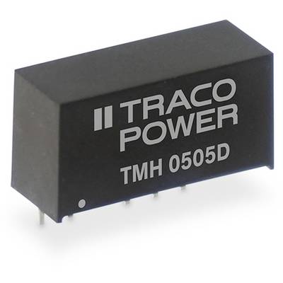 Schwarzer elektronischer Bauteil mit der Aufschrift 'TRACO POWER TMH 0505D', verwendet in elektronischen Schaltkreisen.