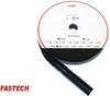 FASTECH® T0401099990325 Klettband zum Aufkleben Hotmelt Haft- und Flauschteil (L x B) 25000 mm x 10 mm Schwarz 1 Paar