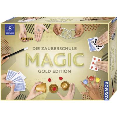 Kosmos 698232 Die Zauberschule - Magic Gold Edition Detektiv & Zauberkästen Experimentierkasten ab 8 Jahre 