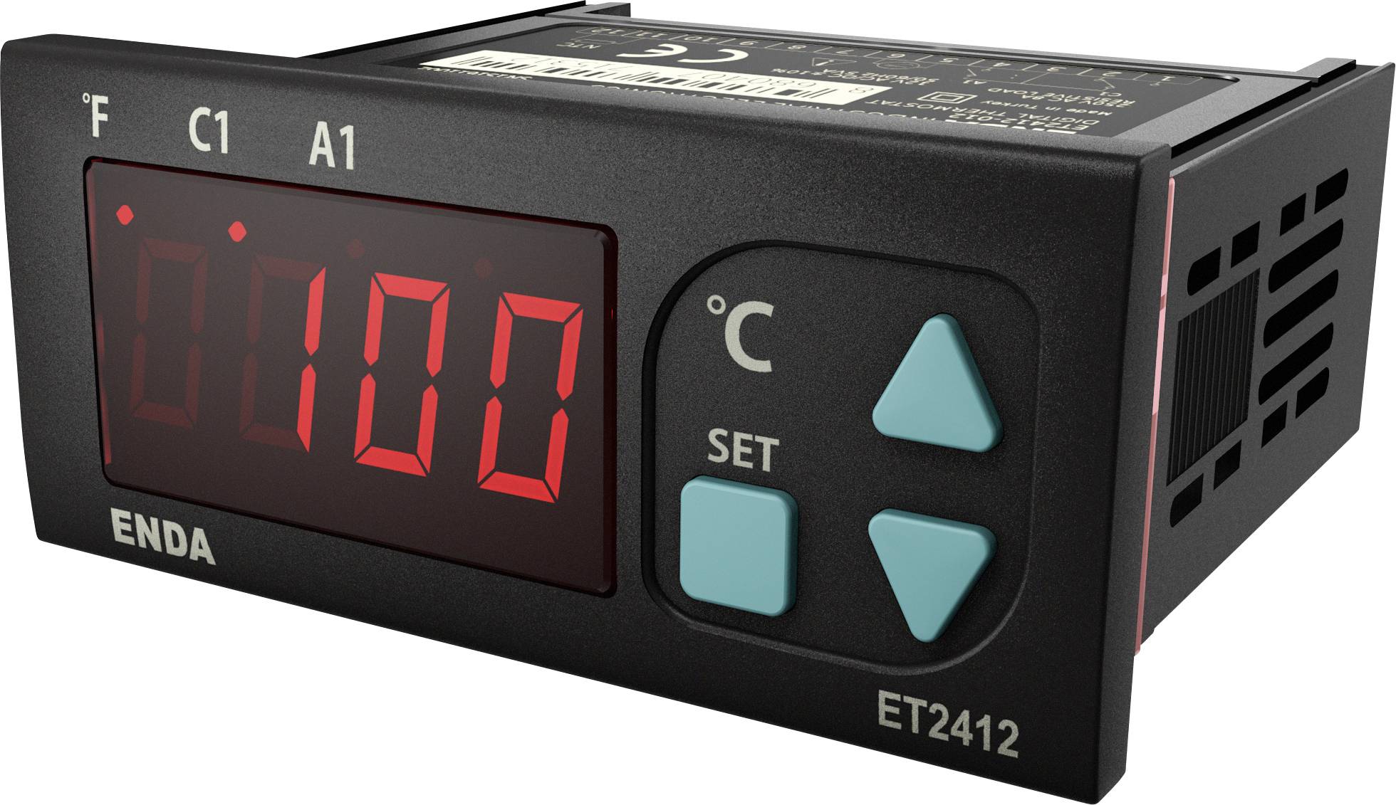 F&F RT-822 Temperaturregler 230V AC 16A Temperaturregelbereich 30°C bis  60°C DIN