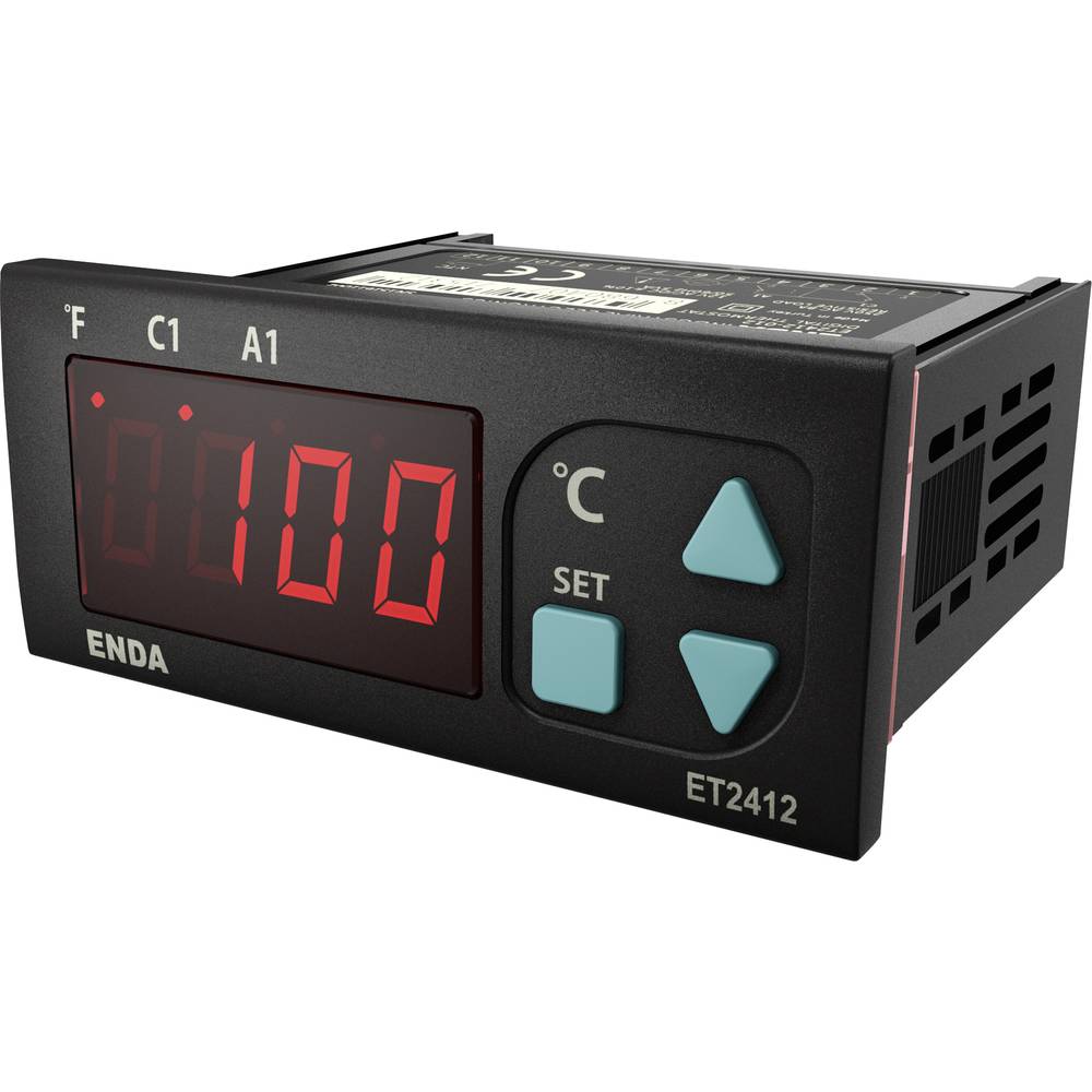 Enda Temperatuurregelaar ET1412 ET1412-NTC-230 230 V-AC Uitgangen (250 V