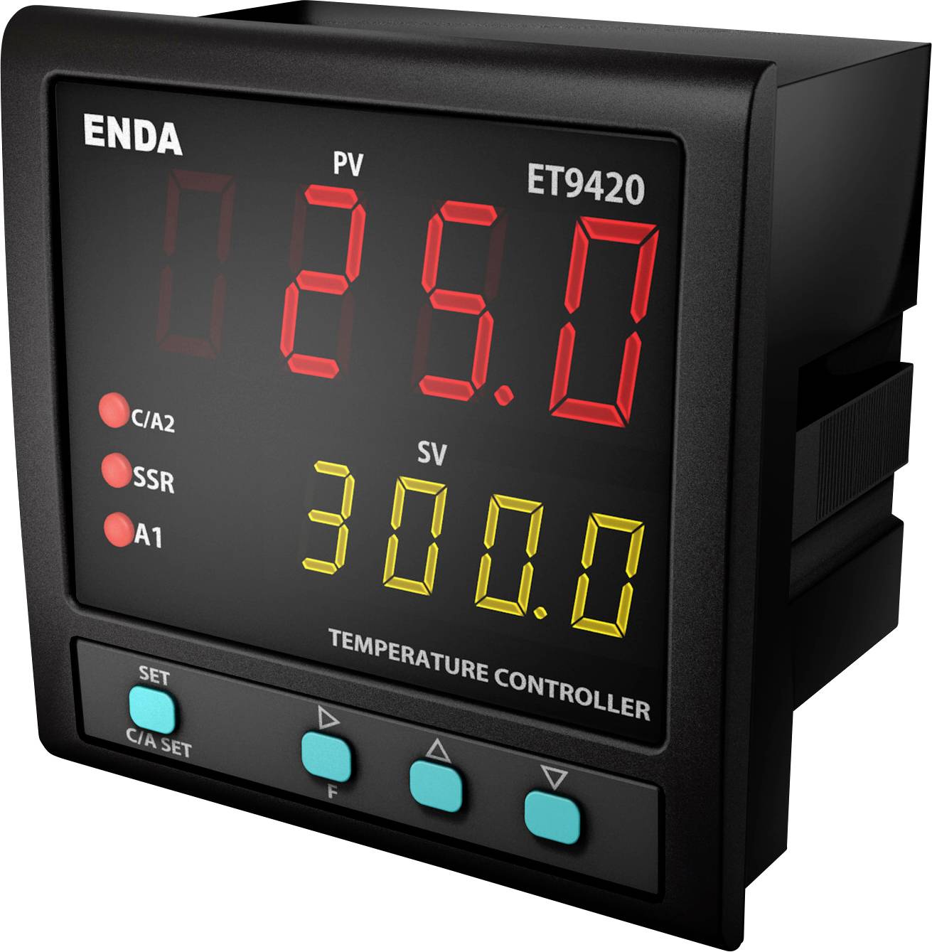 ENDA ET9420-230 PID Temperaturregler Pt100, J, K, T, S, R Relais 2 A