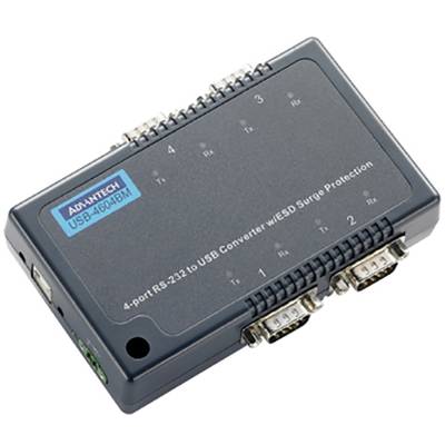 Advantech USB-4604BM-AE Schnittstellen-Wandler RS-232, RS-422, RS-485, USB  Anzahl Ausgänge: 4 x  12 V/DC, 24 V/DC, 48 V