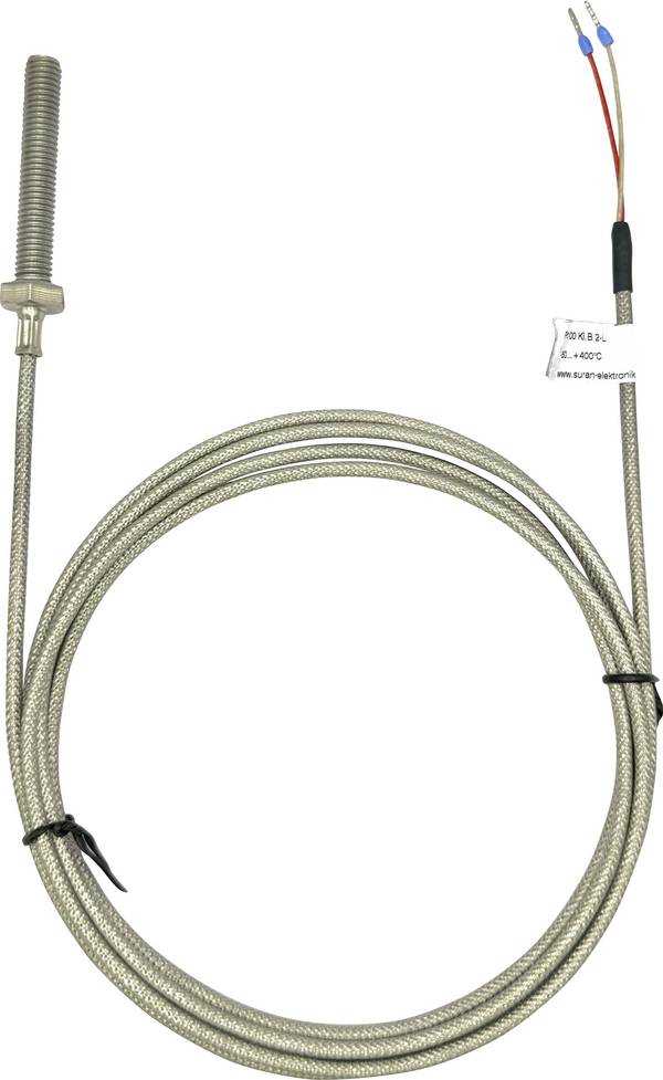Enda Temperatursensor K4-PT100-M8x50-2M  Fühler-Typ Pt100 Messbereich Temperatur-50 bis 400 °C  Kabellänge (Details) 2 m
