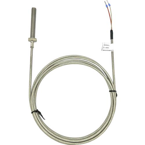 Thumbnail - Enda Temperatursensor K4-PT100-M8x50-2M Fühler-Typ Pt100 Messbereich Temperatur-50 bis 400 °C Kabellänge (Details) 2 m
