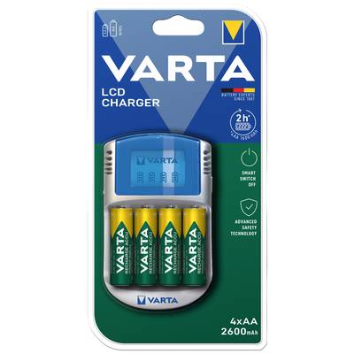 Varta QUATRO Akku Ladegerät USB Vierfach für AA AAA Batterien Nimh – AMK  ELEKTRO
