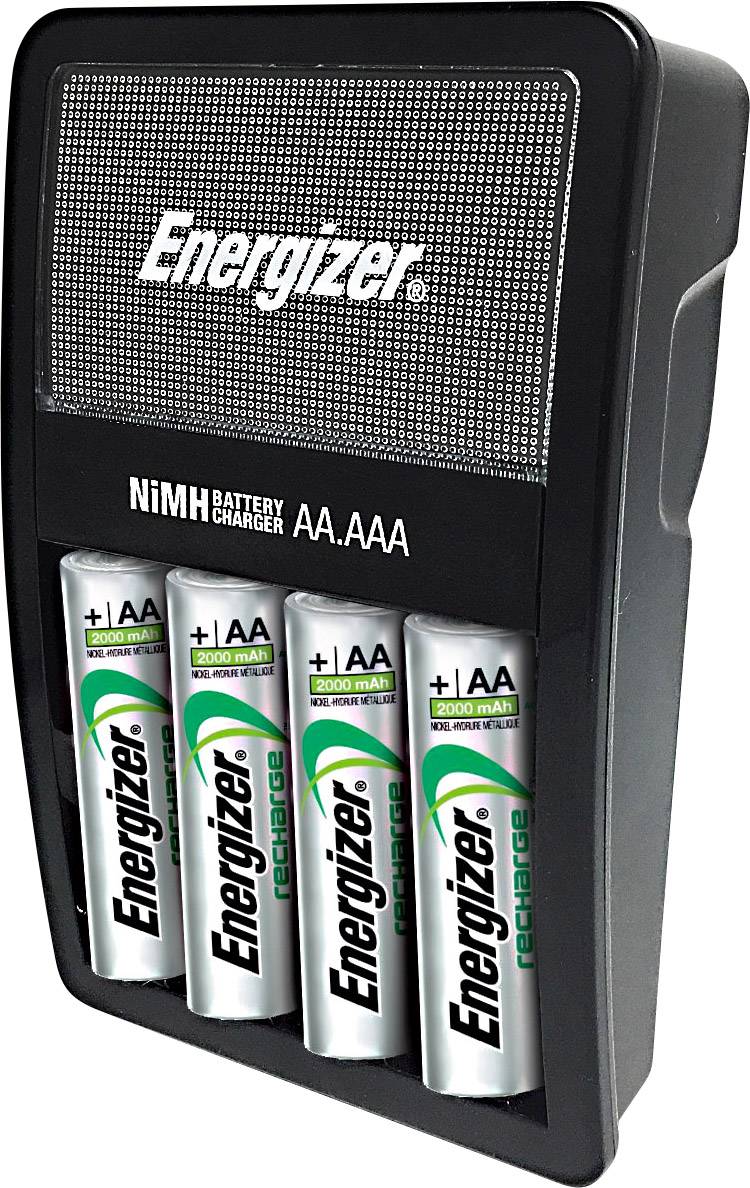 ENERGIZER Rundzellen-Ladegerät NiMH inkl. Akkus Energizer Maxi Charger Micro (AAA), Mignon (AA)