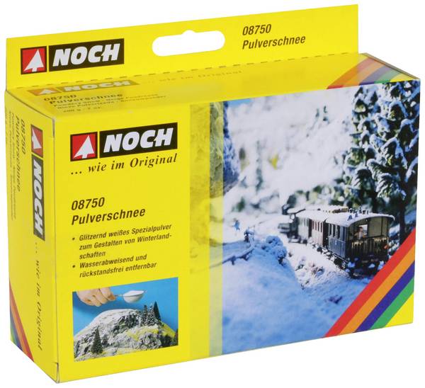 NOCH 08750 Pulverschnee Schnee Weiß