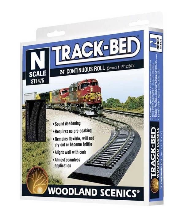 Woodland Scenics WST1475 N Gleisbettung (L x B x H) 7300 x 32 x 3 mm