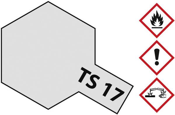 Tamiya Acrylfarbe Aluminium, Silber TS-17 Spraydose 100 ml