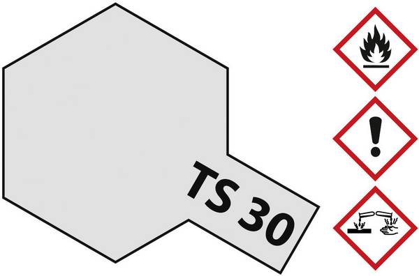 Tamiya Acrylfarbe Metallic-Silber TS-30 Spraydose 100 ml