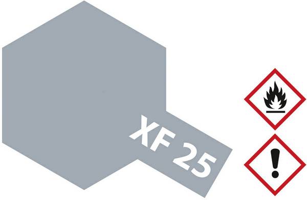Tamiya Acrylfarbe Seegrau Hell (matt) XF-25 Glasbehälter 23 ml