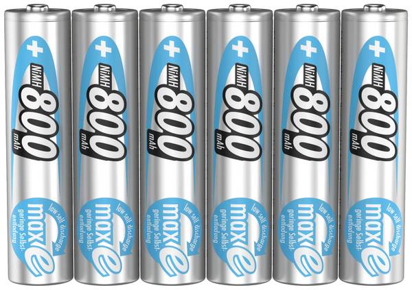 Ansmann maxE HR03 Micro (AAA)-Akku NiMH 800 mAh 1.2 V 6 St.