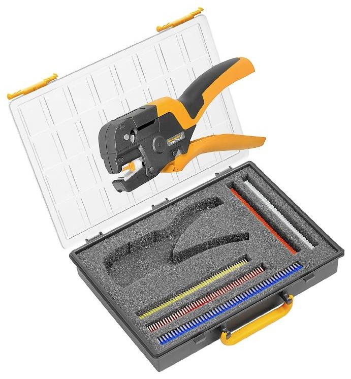 Weidmüller CRIMP-SET STRIPAX PLUS 9028770000 Crimpzangen-Set Aderendhülsen 0.5 bis 2.5 mm² Inkl. Crimpsortiment mit Koff...