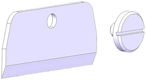 Weidmüller ERME MULTI-STRIPAX 9203070000  Abisolierzangen-Messer  2.5 bis 6 mm²   Passend für Marke (Zangen) Weidmüller 9202230000, 9202210000, 9202220000, 9202250000