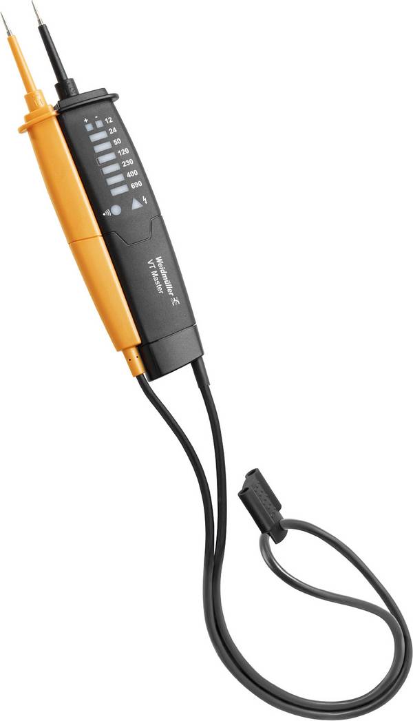 Weidmüller VT MASTER Zweipoliger Spannungsprüfer  CAT III 600 V LED