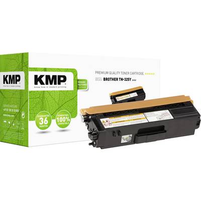 KMP Toner ersetzt Brother TN-325Y, TN325Y Kompatibel Gelb 3500 Seiten B-T41
