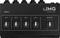 Schwarzer Audiomixer 'MMX-4' von IMG Stageline mit vier Mikrofon-Eingängen und einem Master-Regler, angezeigt sind mehrere Drehknöpfe.