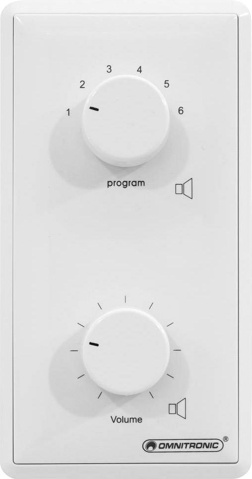 Omnitronic ELA-LS-Regler/Prog-Waehler 5W/w 80711081 - 18 KHz - Mono