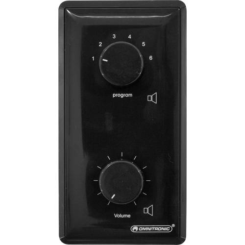 Omnitronic 80711090 Einbau ELA-Programmwähler Schwarz