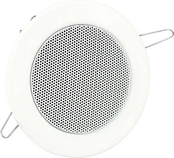 Omnitronic CS-2.5W Einbaulautsprecher 6 W 100 V Weiß 1 St.