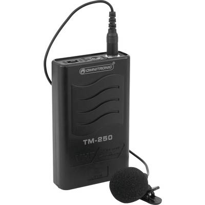 Omnitronic TM-250  Mikrofon-Sender Übertragungsart (Details):Funk 