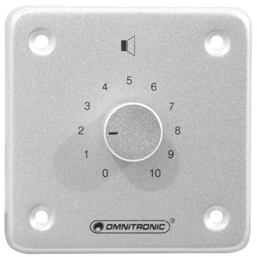 Omnitronic 80711015 Einbau ELA-Lautstärkeregler mono Silber