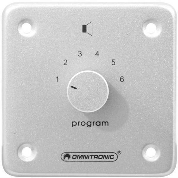 Omnitronic 80711073 Einbau ELA-Programmwähler Silber