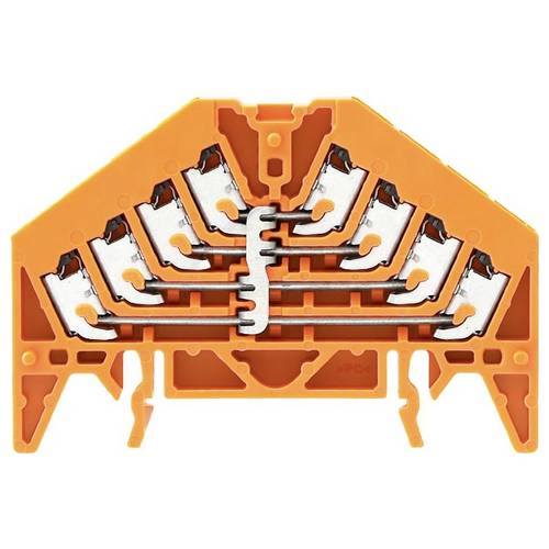 Weidmüller 1301630000 Verteilerblock Push-In-Klemme, Steckanschluss Orange 20 St.