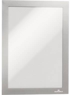 Durable 4871-23 DURAFRAME A5 - 4871 Info-Rahmen, selbstklebend DIN A5 Silber (B x H) 174 mm x 236 mm 2 St.-1