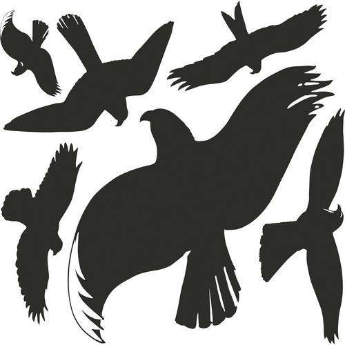 Thumbnail - Avery-Zweckform Warnvögel Fensterfolie 4485 Warnaufkleber (B x T) 280 mm x 285 mm