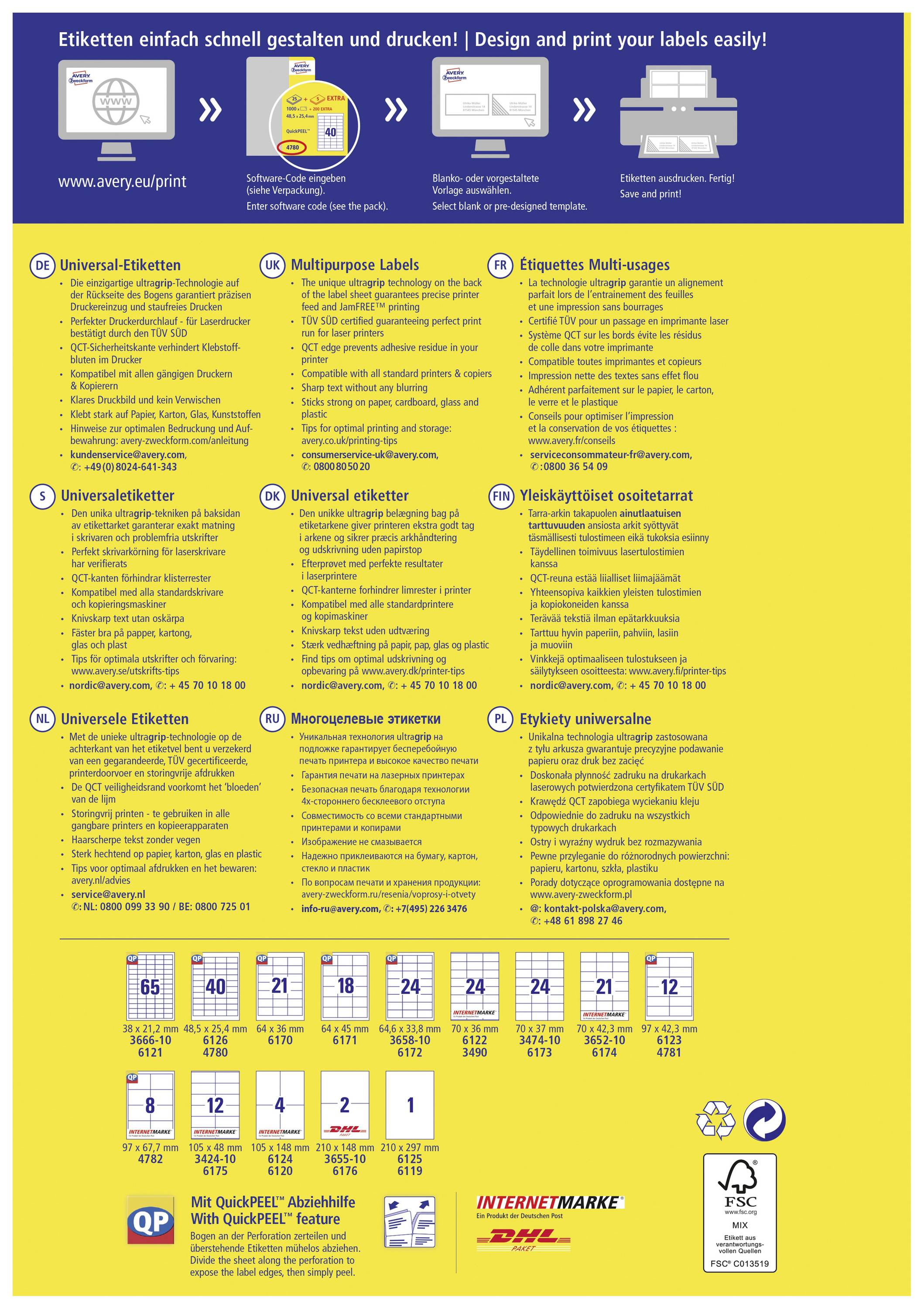 'Etiketten einfach schnell gestalten und drucken!' Anleitung zur Erstellung und Druck von Etiketten mit universellen und speziellen Anwendungen.