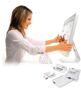 Durable 145602 Einsteckschild Namensschild BADGEMAKER® - 1456 (B x H) 90 mm x 60 mm 160 St.-9
