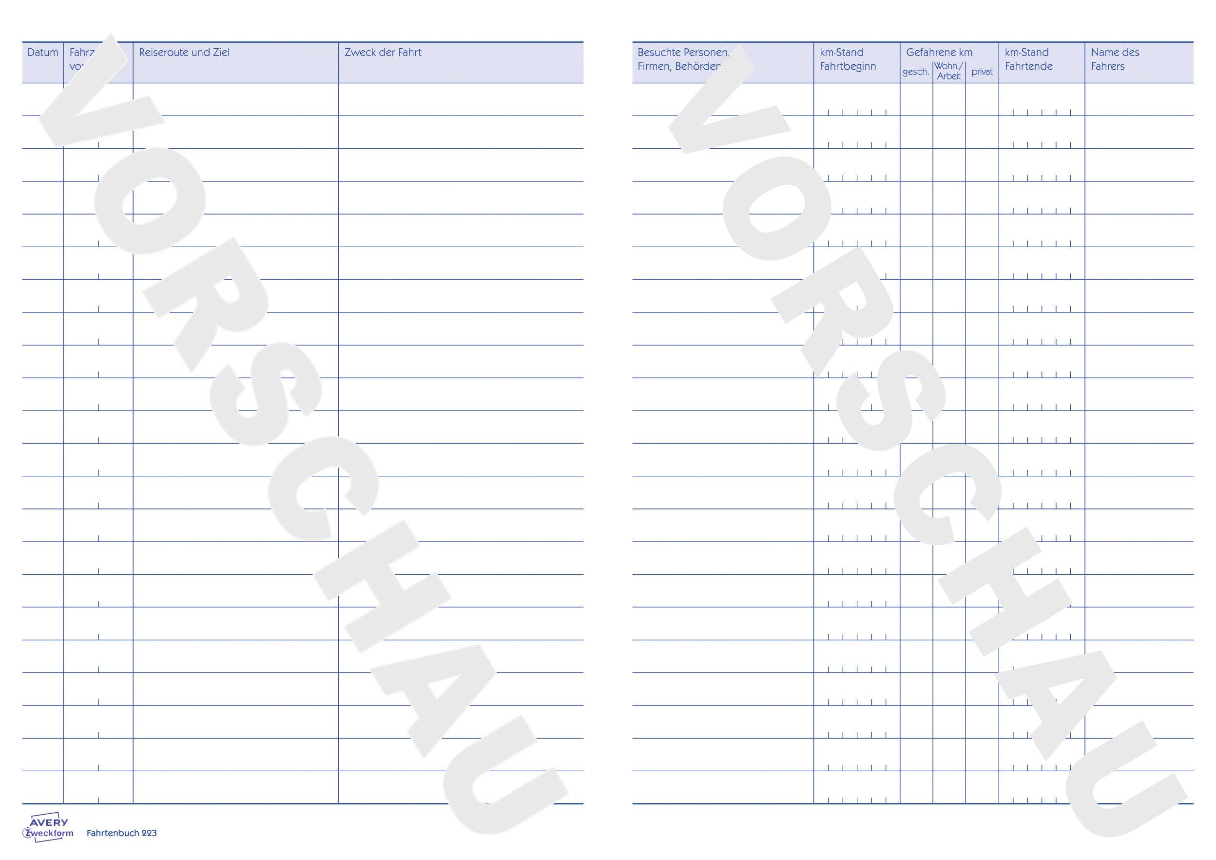 'Formular zur Erfassung von Reisedaten'. Enthält Felder für Name, Reisezeitraum, Reisezweck, Kontaktperson und Kommentare.
