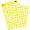 Avery-Zweckform 3013 Markierungspunkte Etiketten Ø 8 mm Gelb 416 St. Permanent haftend Papier