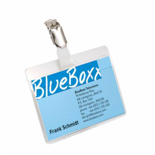 Durable 810619 Namensschild 8106 (B x H) 90 mm x 60 mm drehbarer Clip 25 St.