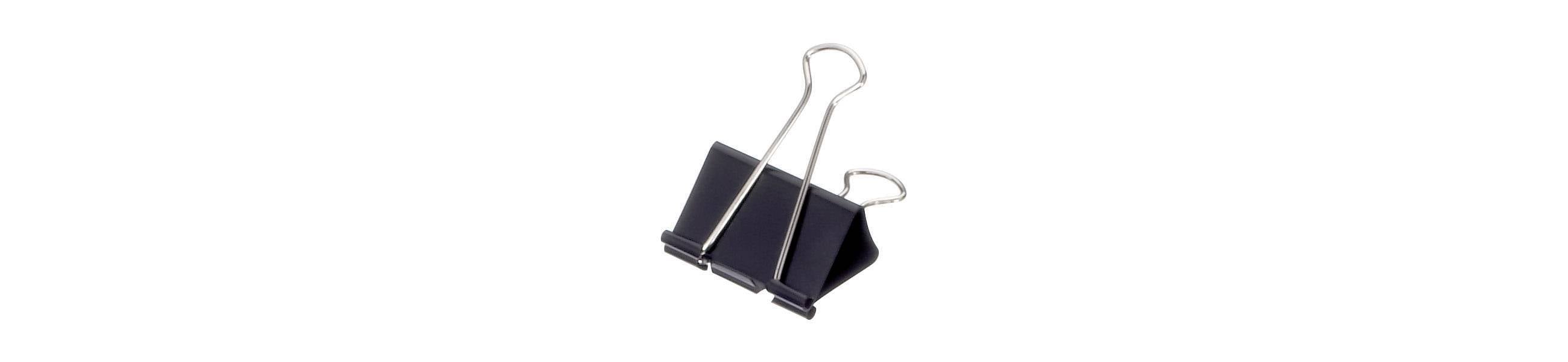 Maul Briefklemmer 2155190 28 mm Schwarz 6 St.