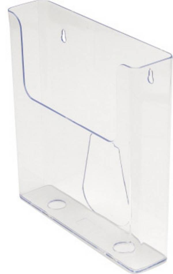 Deflecto 76401 DE76401 Prospekthalter Transparent DIN A4 Anzahl der Fächer 1 1 St. (B x H x T) 230 x 244 x 50 mm