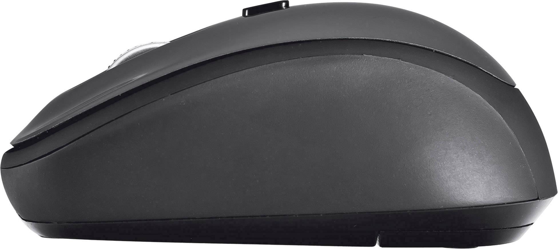Trust Yvi Maus Funk Optisch Schwarz 1600 dpi-1