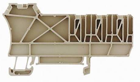 Weidmüller 1649550000-50 Abschlussplatte Beige 50 St.